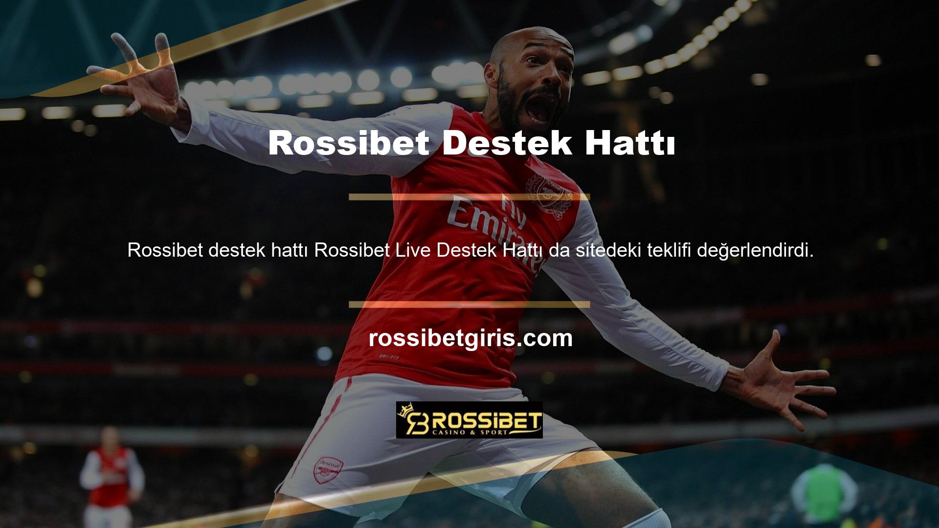 Rossibet Web