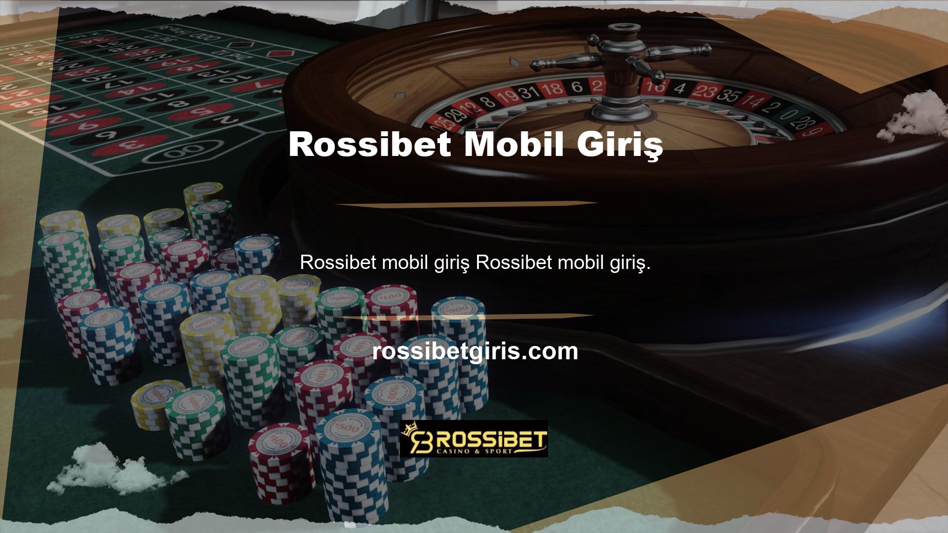 Sistem erişim sorunları nedeniyle Rossibet için yeni bir adres çağırmak normaldir